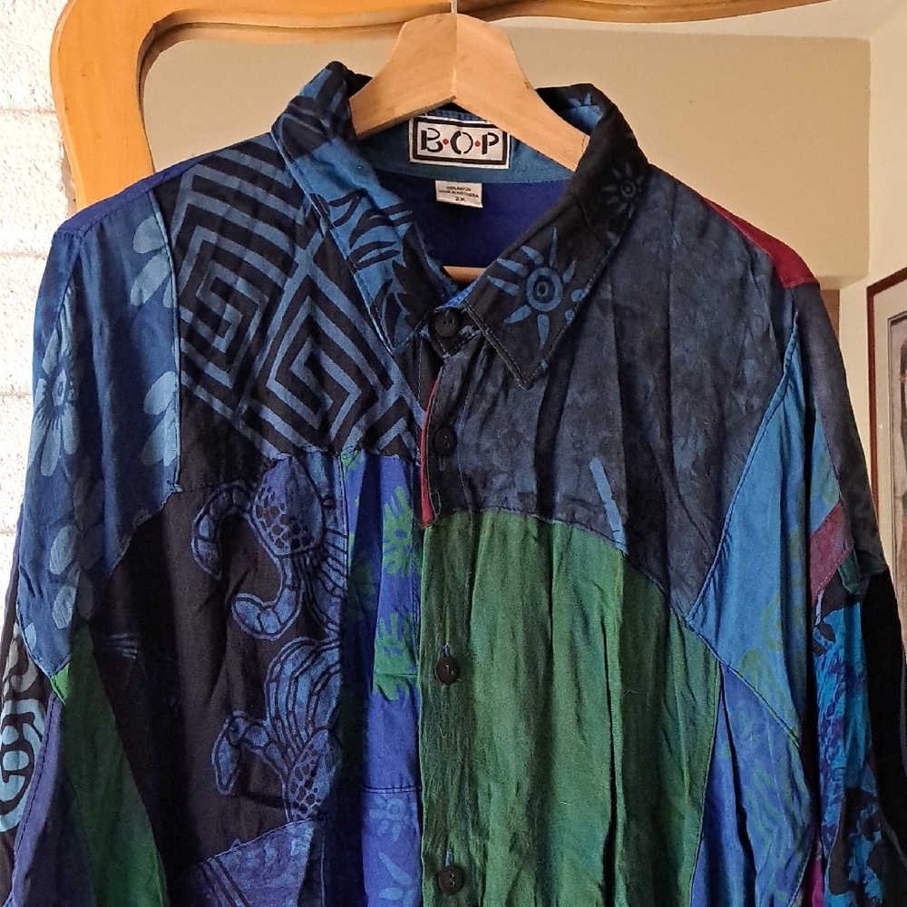 Multicolor Patchwork Jacket - image 1